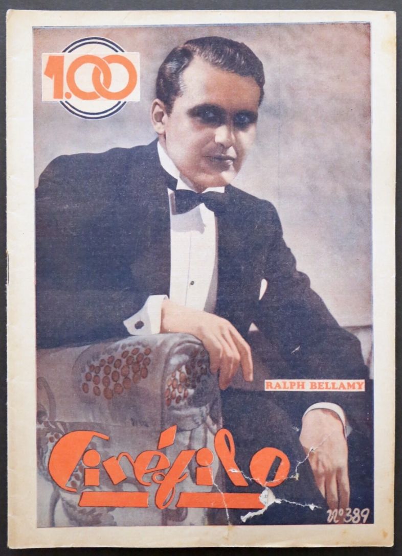 CINEFILO magazine side cover Issue 389 1 February 1936