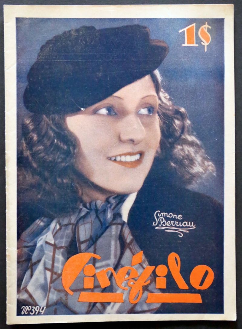 CINEFILO magazine side cover Issue 394 7 March 1936