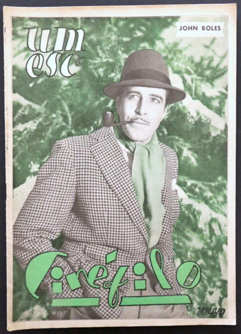 CINEFILO magazine side cover Issue 440 23 January 1937