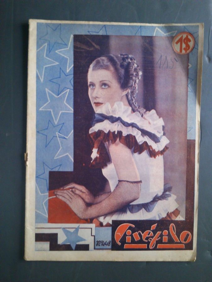 CINEFILO magazine side cover Issue 448 20 March 1937