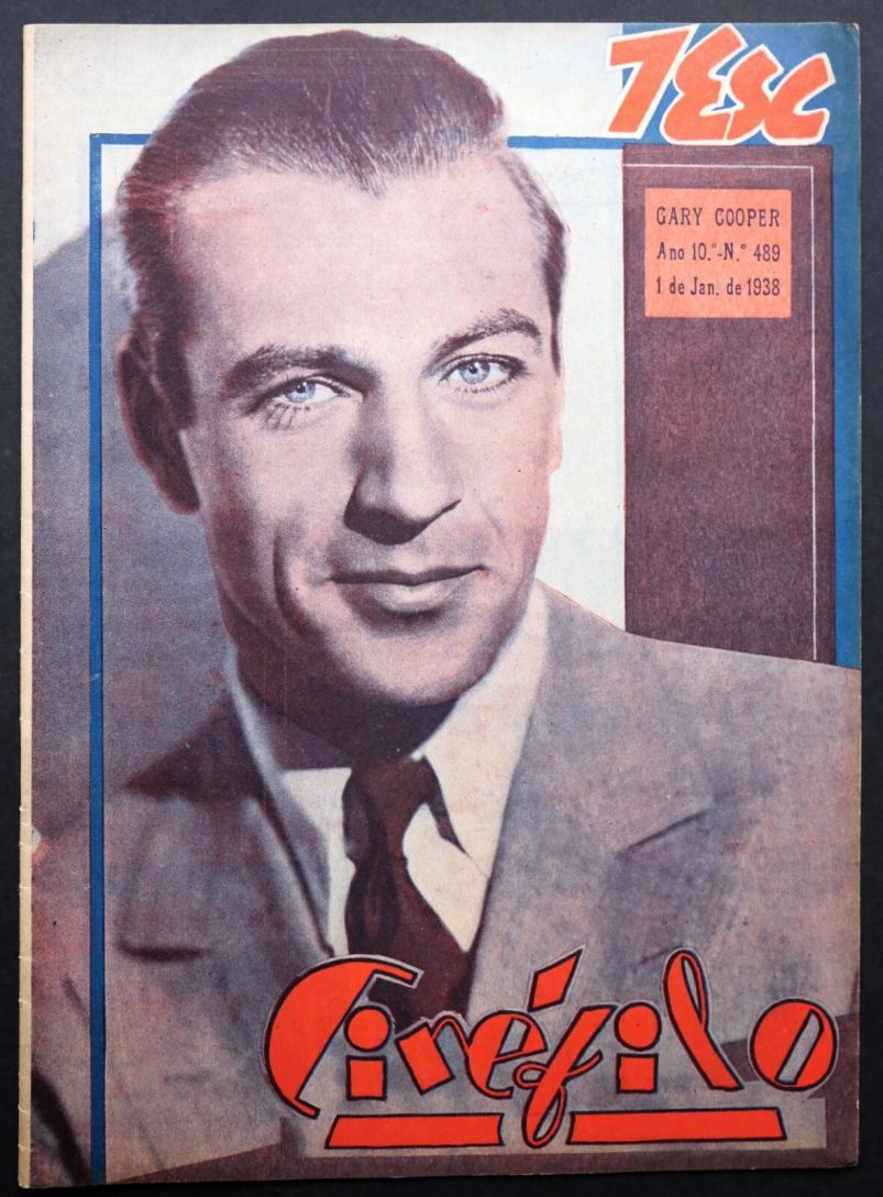 CINEFILO magazine side cover Issue 489 1 January 1938