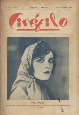 CINEFILO magazine side cover Issue 5 28 July 1928