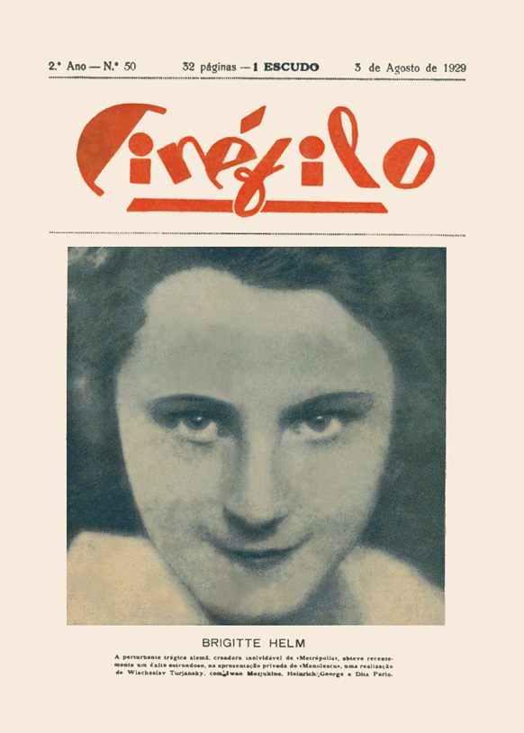 CINEFILO magazine side cover Issue 50 3 August 1929