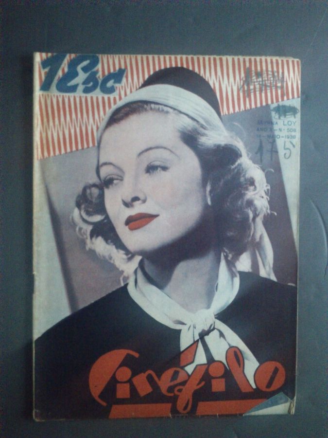 CINEFILO magazine side cover Issue 508 14 May 1938