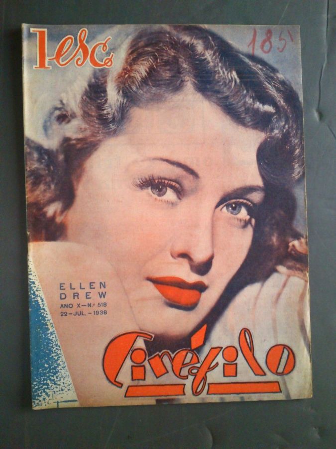 CINEFILO magazine side cover Issue 518 22 July 1938