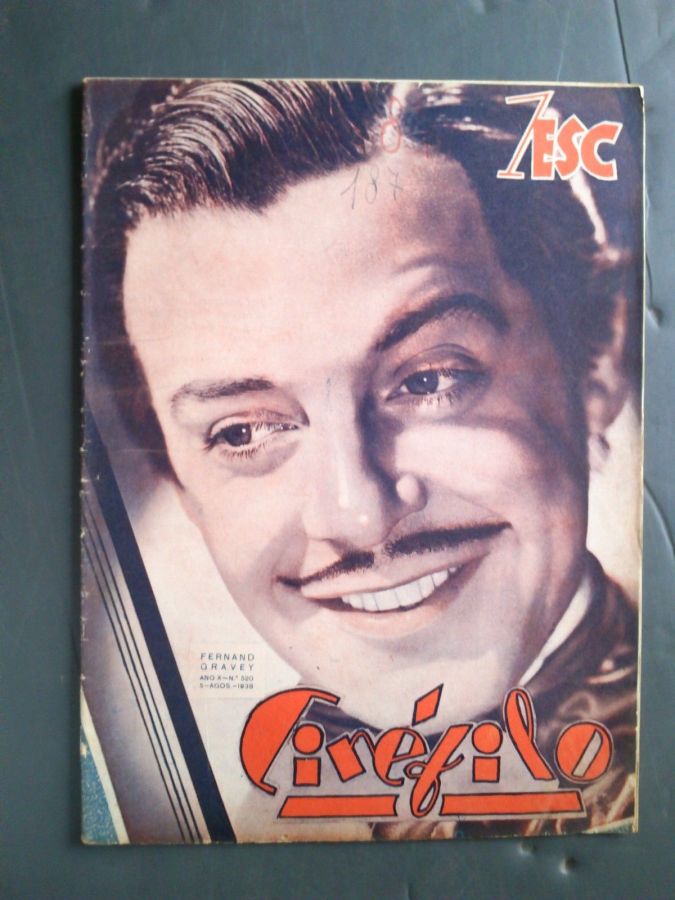 CINEFILO magazine side cover Issue 520 5 August 1938