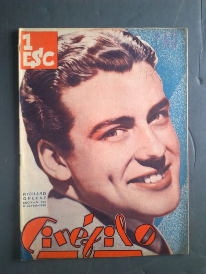 CINEFILO magazine side cover Issue 525 9 September 1938