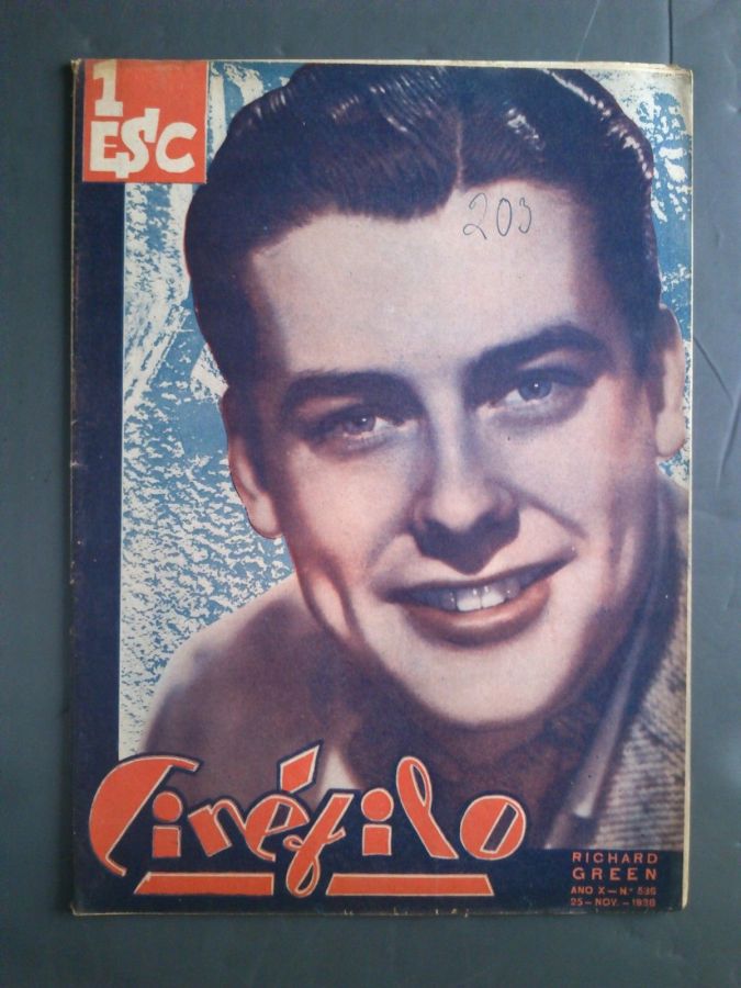 CINEFILO magazine side cover Issue 536 25 November 1938