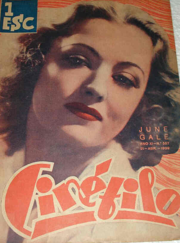 CINEFILO magazine side cover Issue 557 21 April 1939