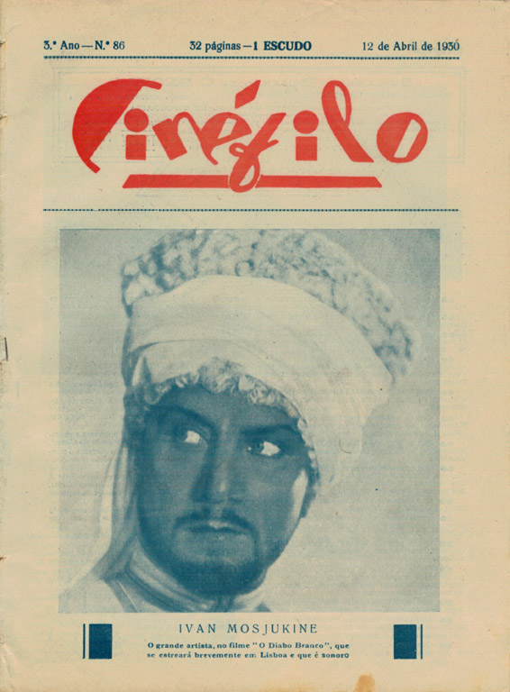 CINEFILO magazine side cover Issue 86 12 April 1930