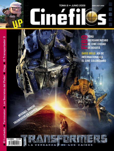 CINEFILOS magazine side cover Issue 8 June 2009