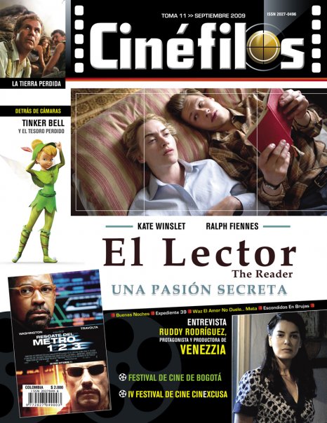 CINEFILOS magazine side cover Issue 11 September 2009