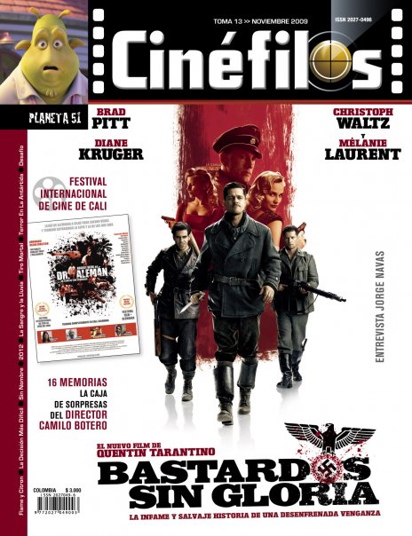 CINEFILOS magazine side cover Issue 13 November 2009