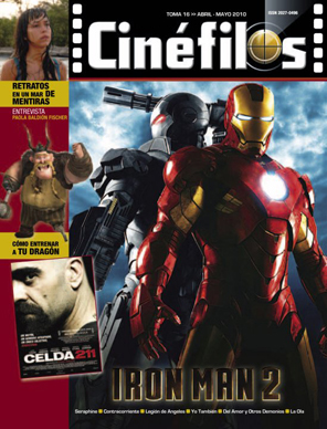 CINEFILOS magazine side cover Issue 16 March 2010