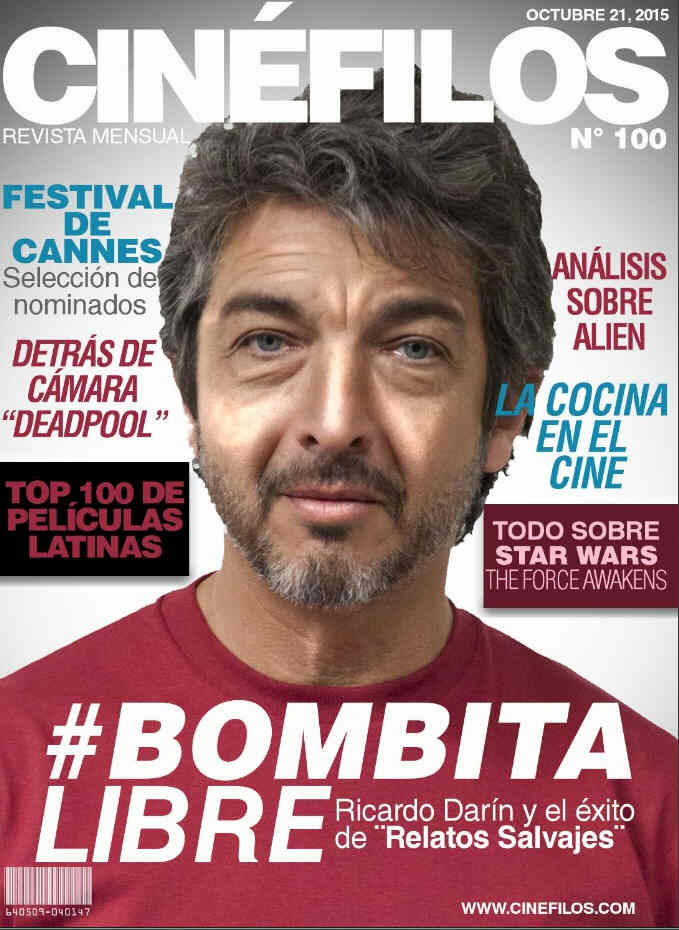 CINEFILOS magazine side cover Issue 100 21 October 2015