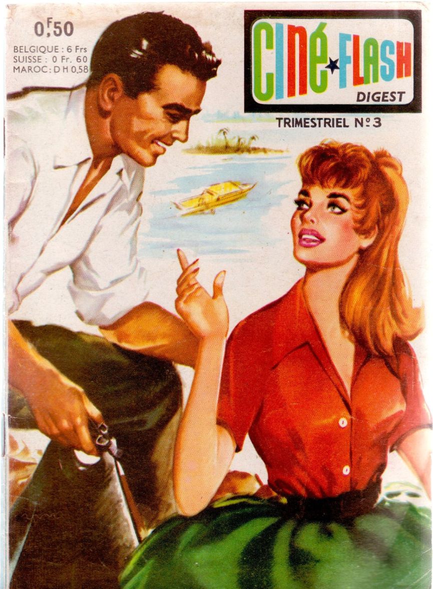CINE FLASH magazine side cover Issue 3   1963