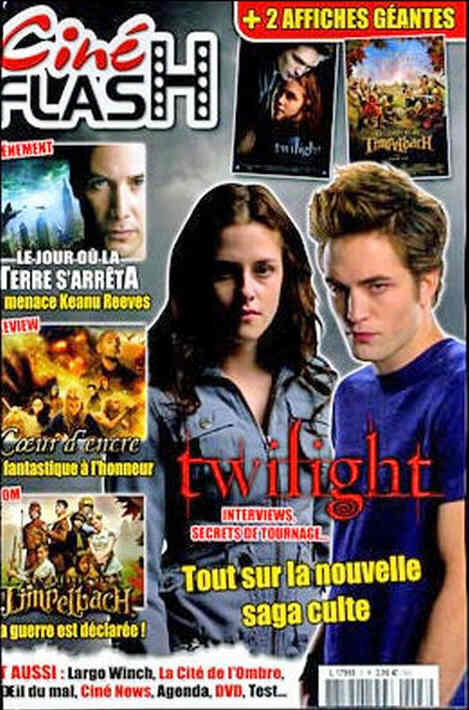 CINE FLASH (2000s) magazine side cover Issue 3 December 2008