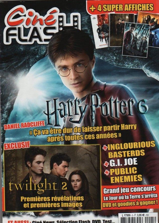 CINE FLASH (2000s) magazine side cover Issue 5   2009