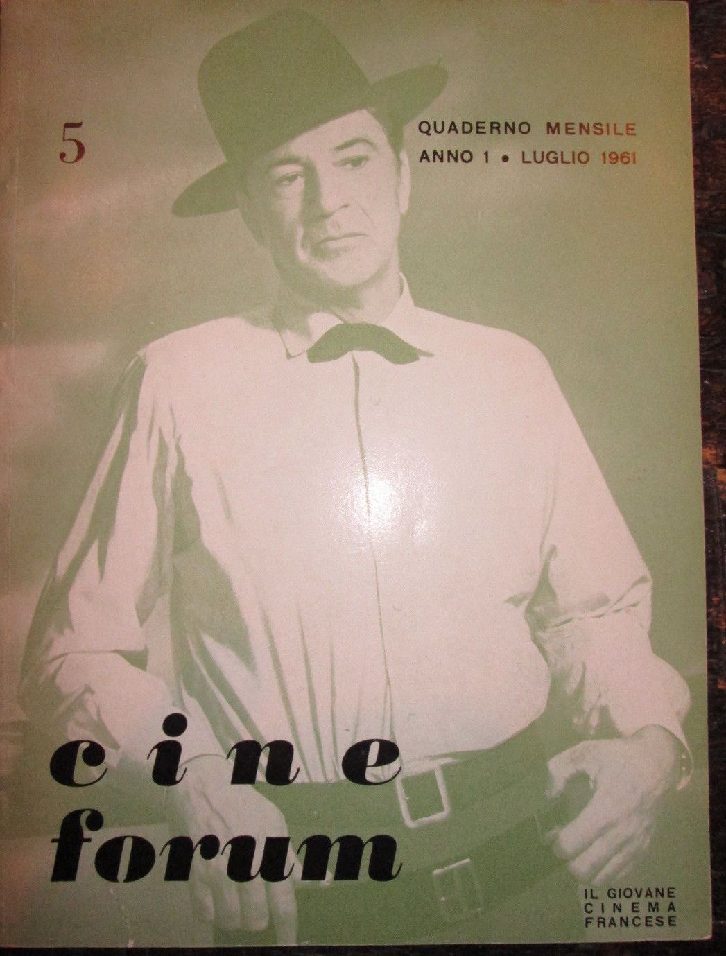 CINEFORUM magazine side cover Issue 5 July 1961