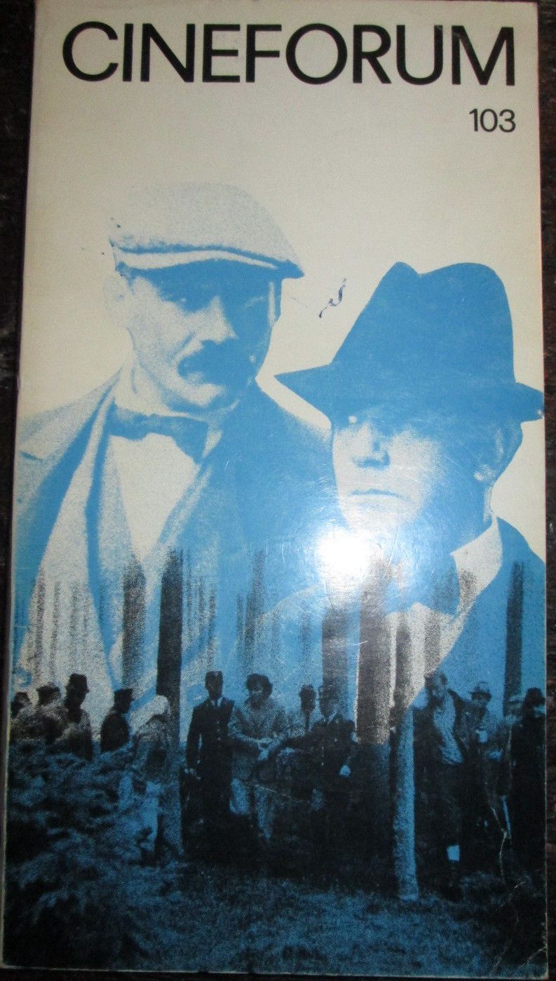 CINEFORUM magazine side cover Issue 103 May 1971