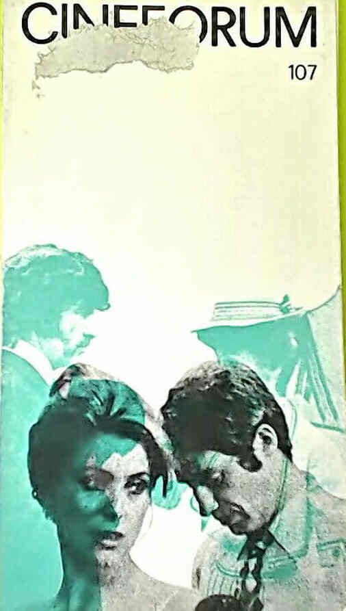 CINEFORUM magazine side cover Issue 107 September 1971