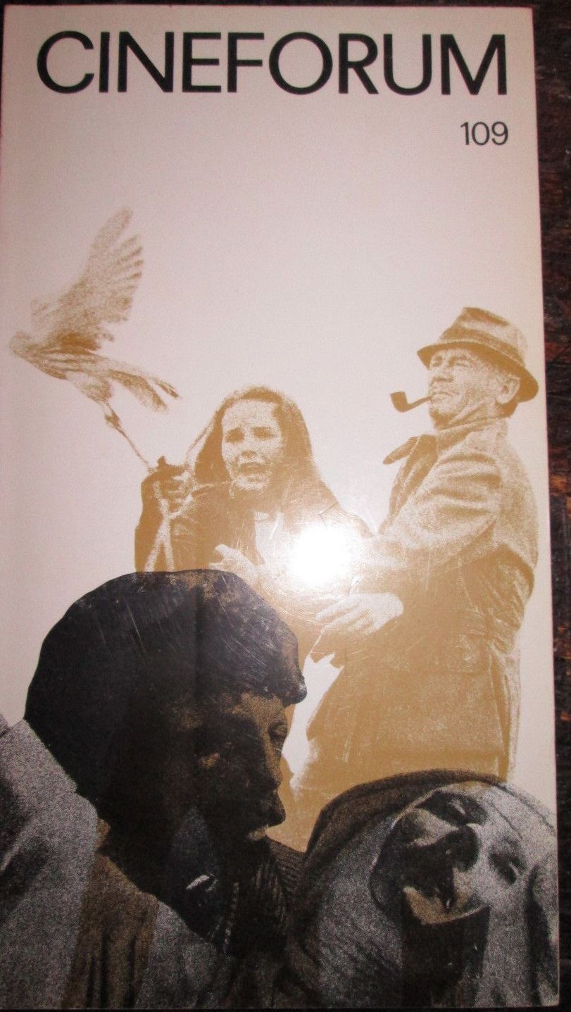 CINEFORUM magazine side cover Issue 109 November/December 1971