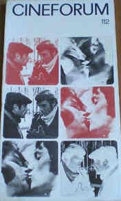 CINEFORUM magazine side cover Issue 112 March 1972