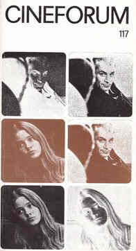 CINEFORUM magazine side cover Issue 117 September 1972