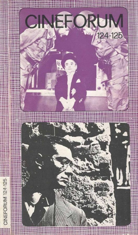 CINEFORUM magazine side cover Issue 124/125 July/August 1973