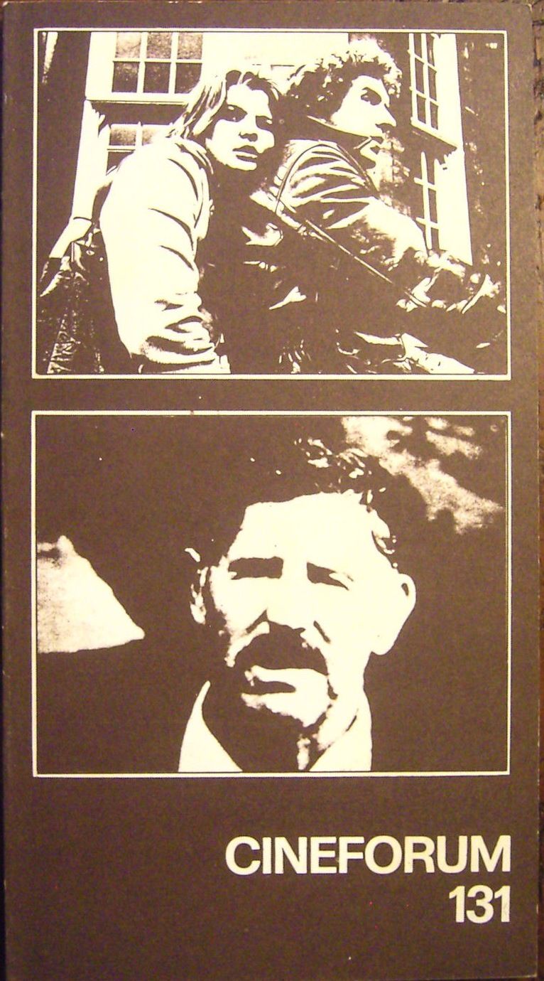 CINEFORUM magazine side cover Issue 131  1974