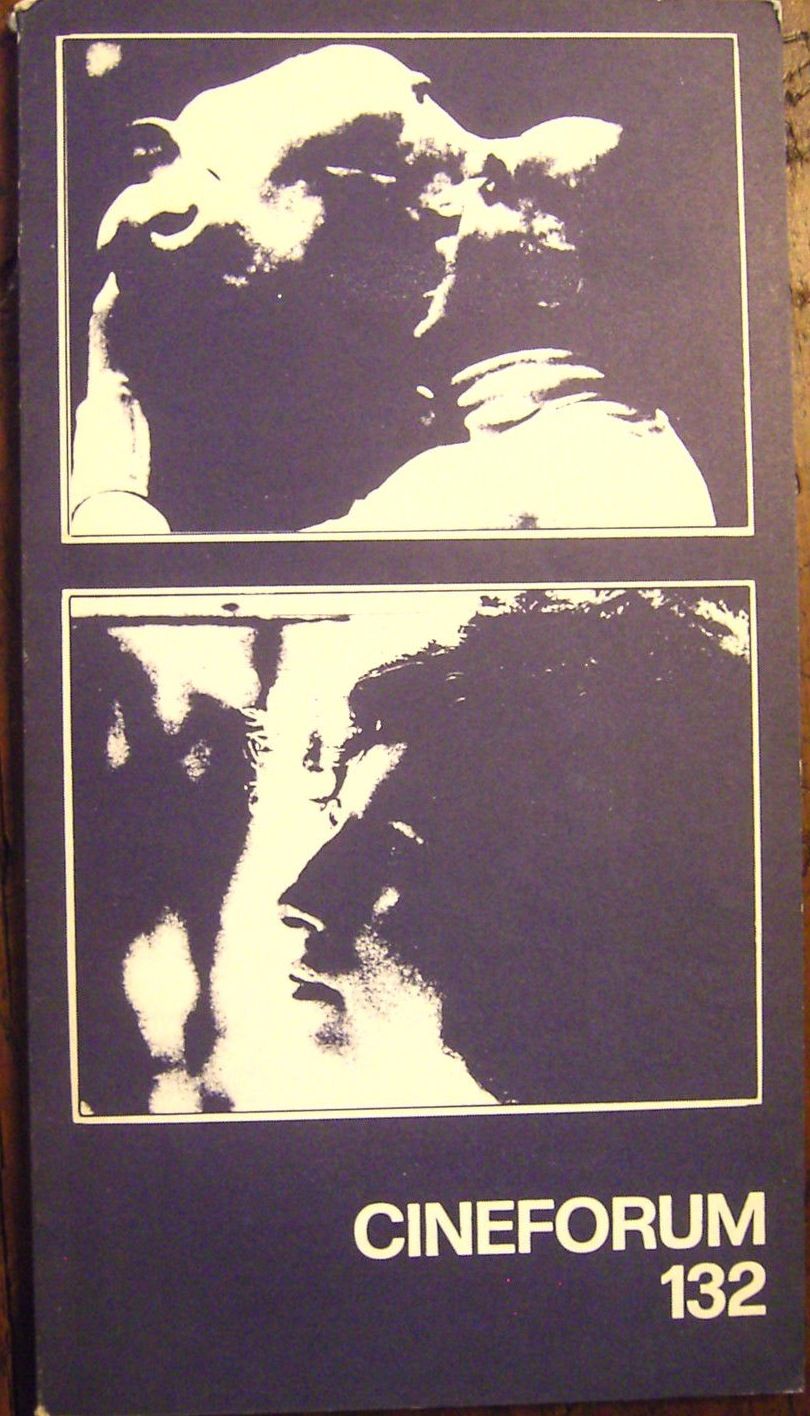 CINEFORUM magazine side cover Issue 132 May 1974