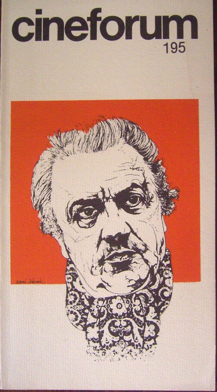 CINEFORUM magazine side cover Issue 195  1980