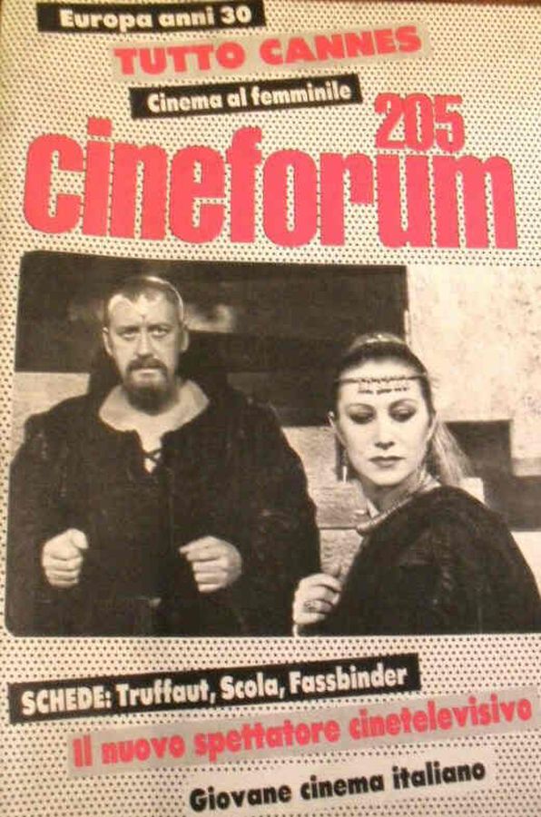 CINEFORUM magazine side cover Issue 205  1981