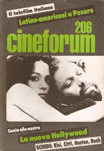 CINEFORUM magazine side cover Issue 206  1981