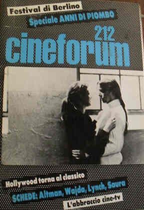 CINEFORUM magazine side cover Issue 212  1982