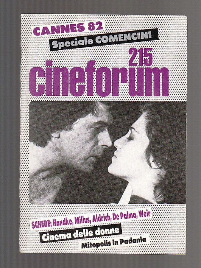 CINEFORUM magazine side cover Issue 215  1982