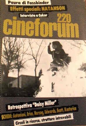 CINEFORUM magazine side cover Issue 220  1982