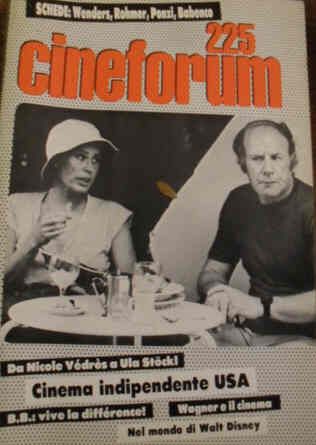 CINEFORUM magazine side cover Issue 225  1983