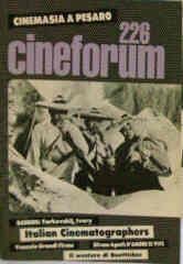 CINEFORUM magazine side cover Issue 226  1983