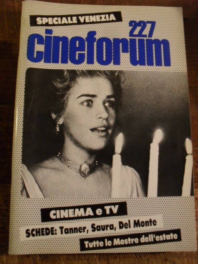 CINEFORUM magazine side cover Issue 227  1983