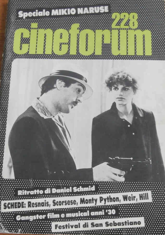 CINEFORUM magazine side cover Issue 228  1983