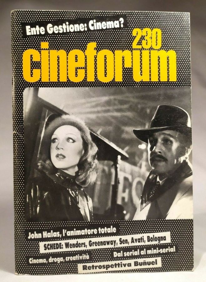 CINEFORUM magazine side cover Issue 230  1983
