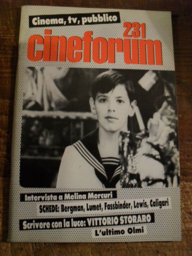 CINEFORUM magazine side cover Issue 231  1984