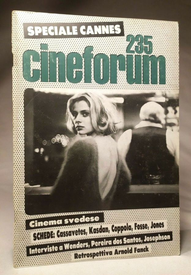 CINEFORUM magazine side cover Issue 235  1984