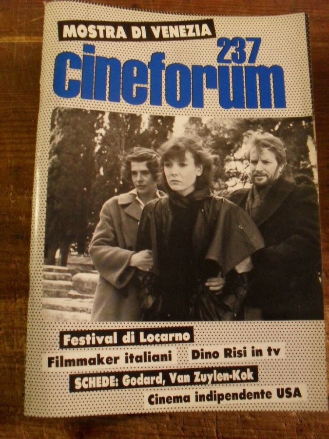 CINEFORUM magazine side cover Issue 237  1984