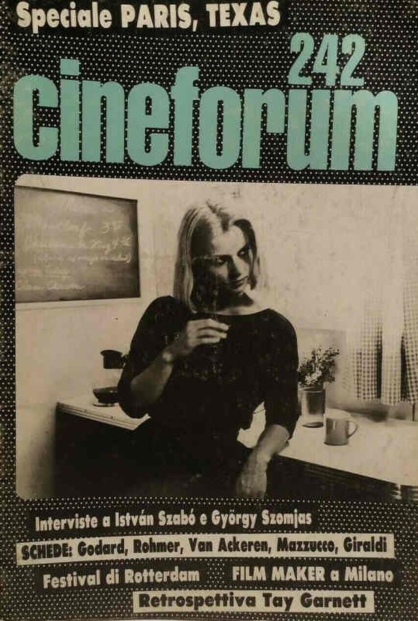 CINEFORUM magazine side cover Issue 242  1985