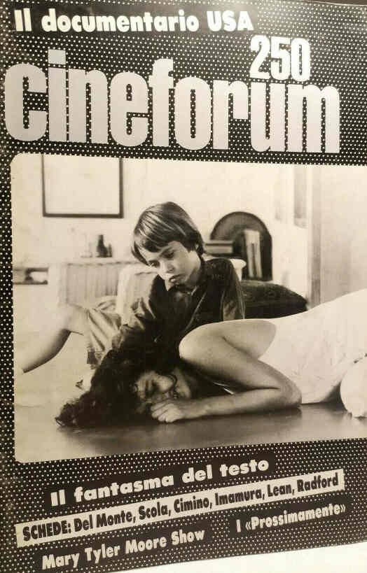 CINEFORUM magazine side cover Issue 250  1985