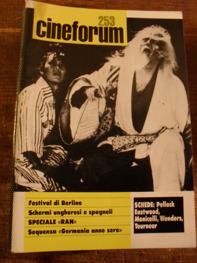 CINEFORUM magazine side cover Issue 253  1986