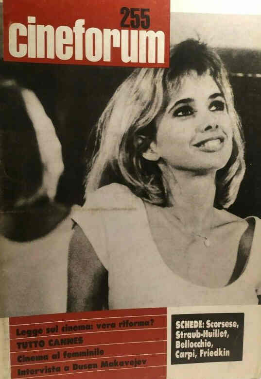 CINEFORUM magazine side cover Issue 255  1986
