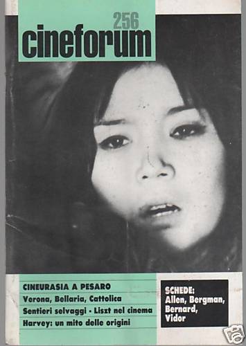 CINEFORUM magazine side cover Issue 256  1986